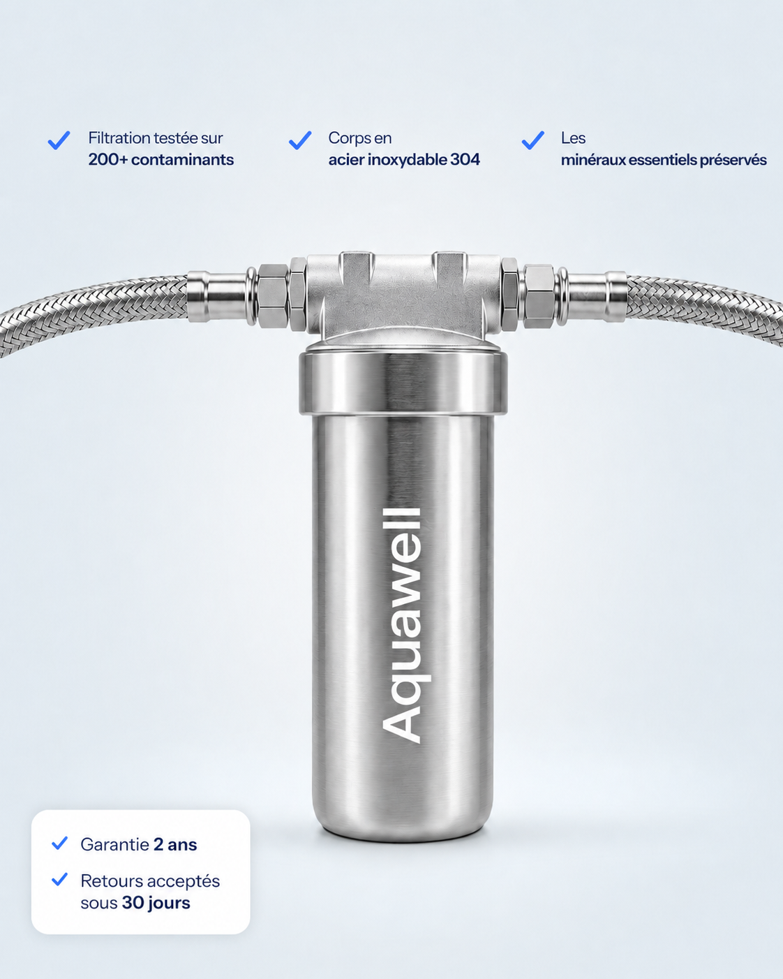 Filtre à eau Aquawell pour Sous-Évier