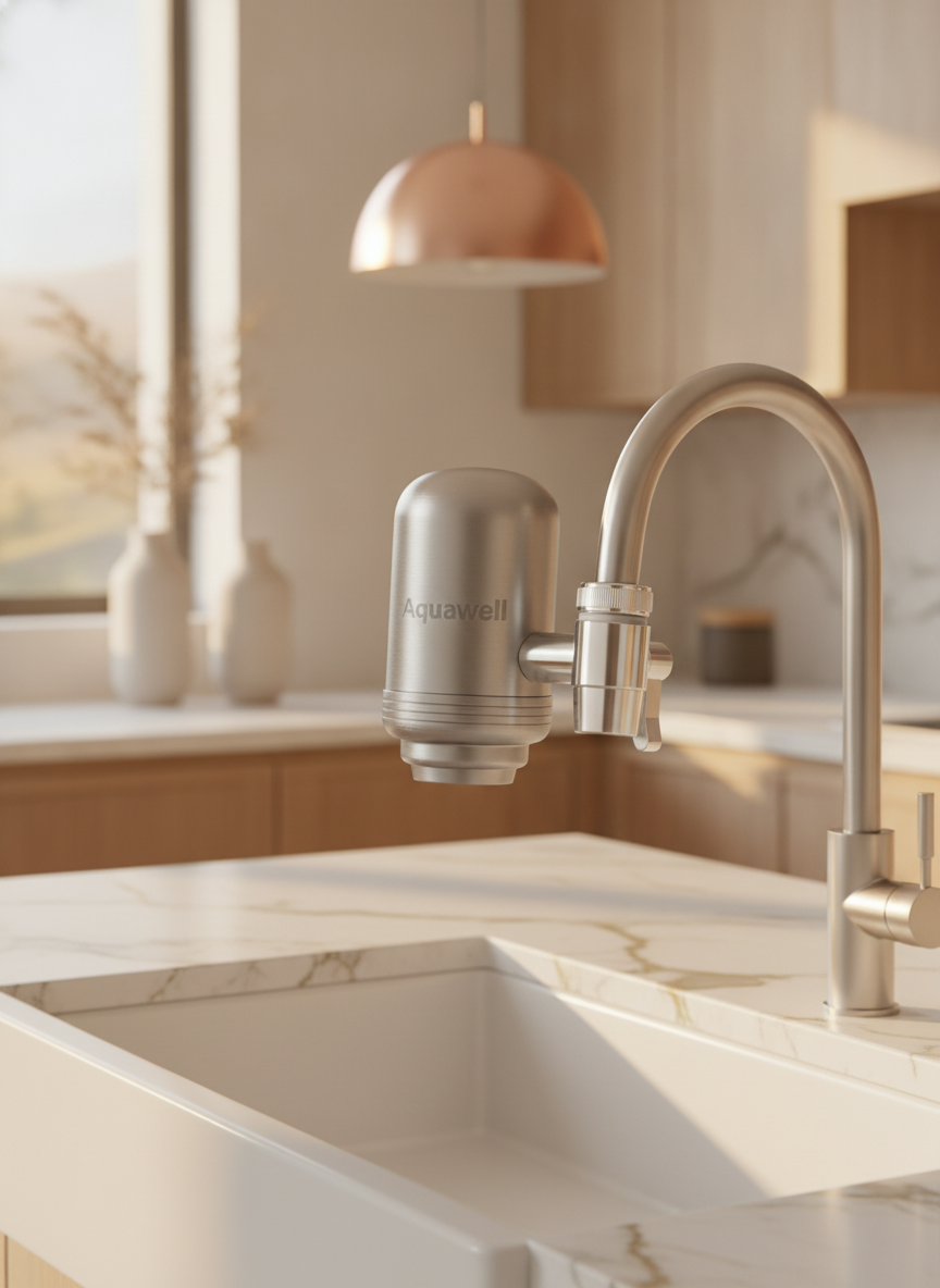 Filtre à eau Aquawell pour robinet