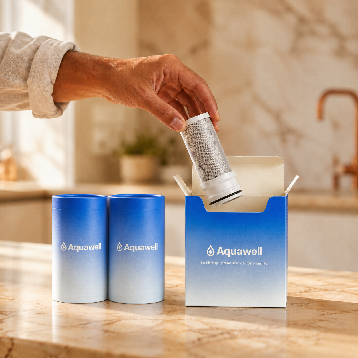 Cartouche de recharge Aquawell pour Robinet