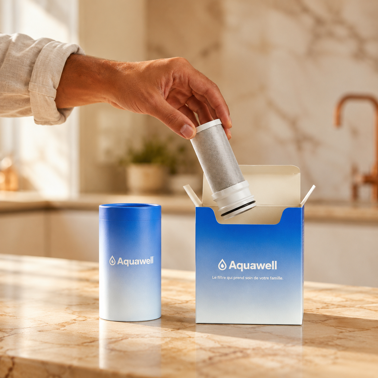 Cartouche de recharge Aquawell pour Robinet