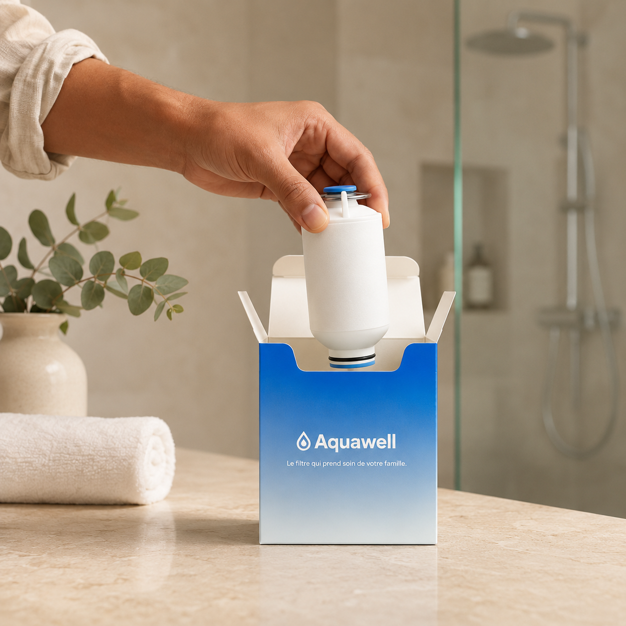 Cartouche de recharge Aquawell pour Douche
